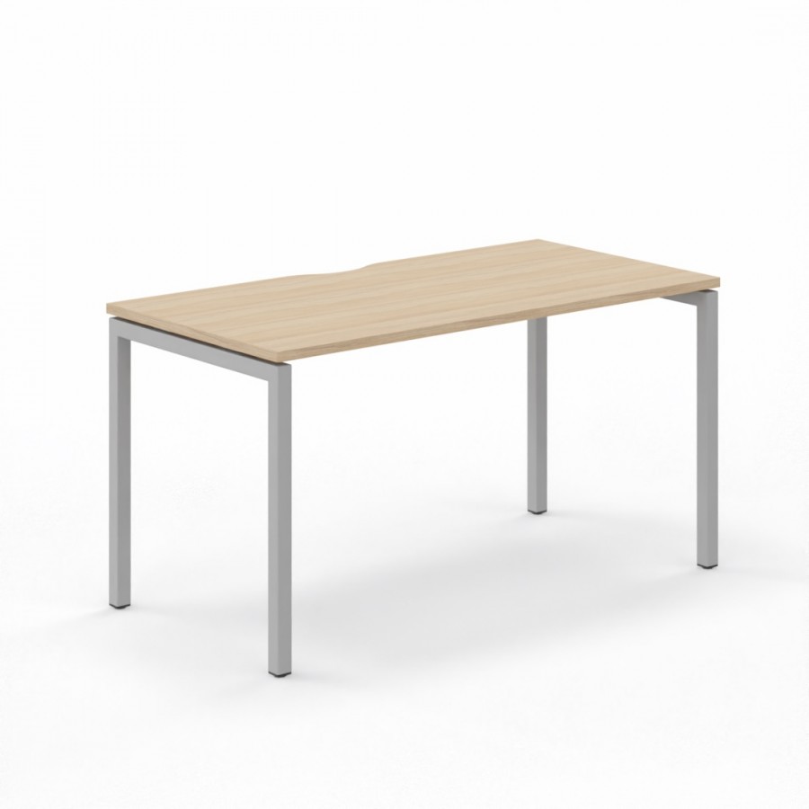 Nova U Scalloped Edge Bench Desk